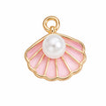 Pearl and Pink Shell Charm