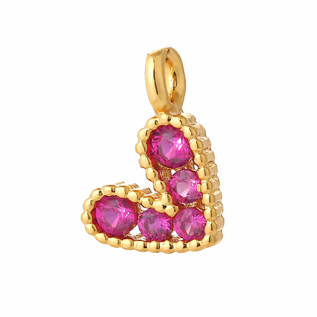 Small Pink Heart Charm