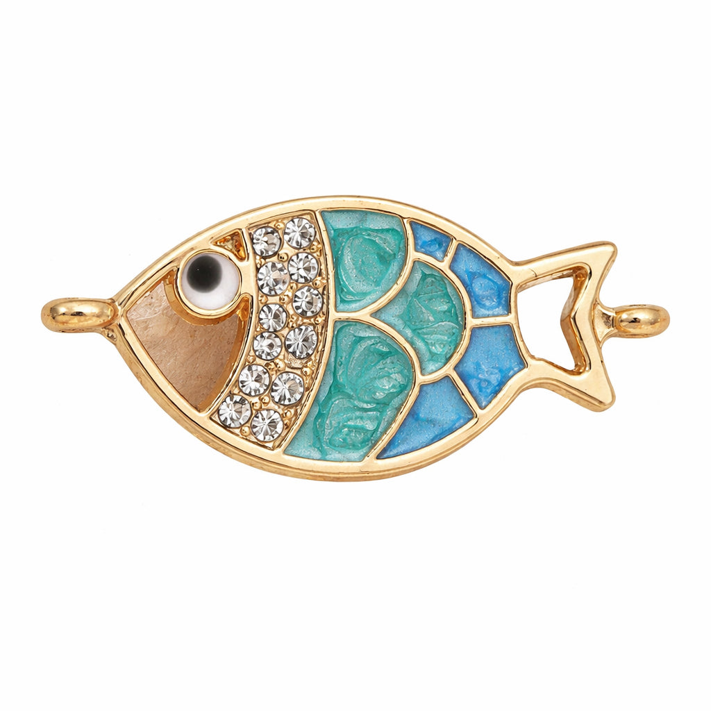 Blue Fish Charm
