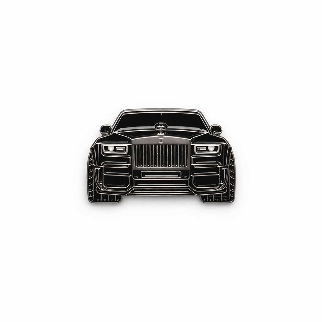 Black Rolls Royce Sticker
