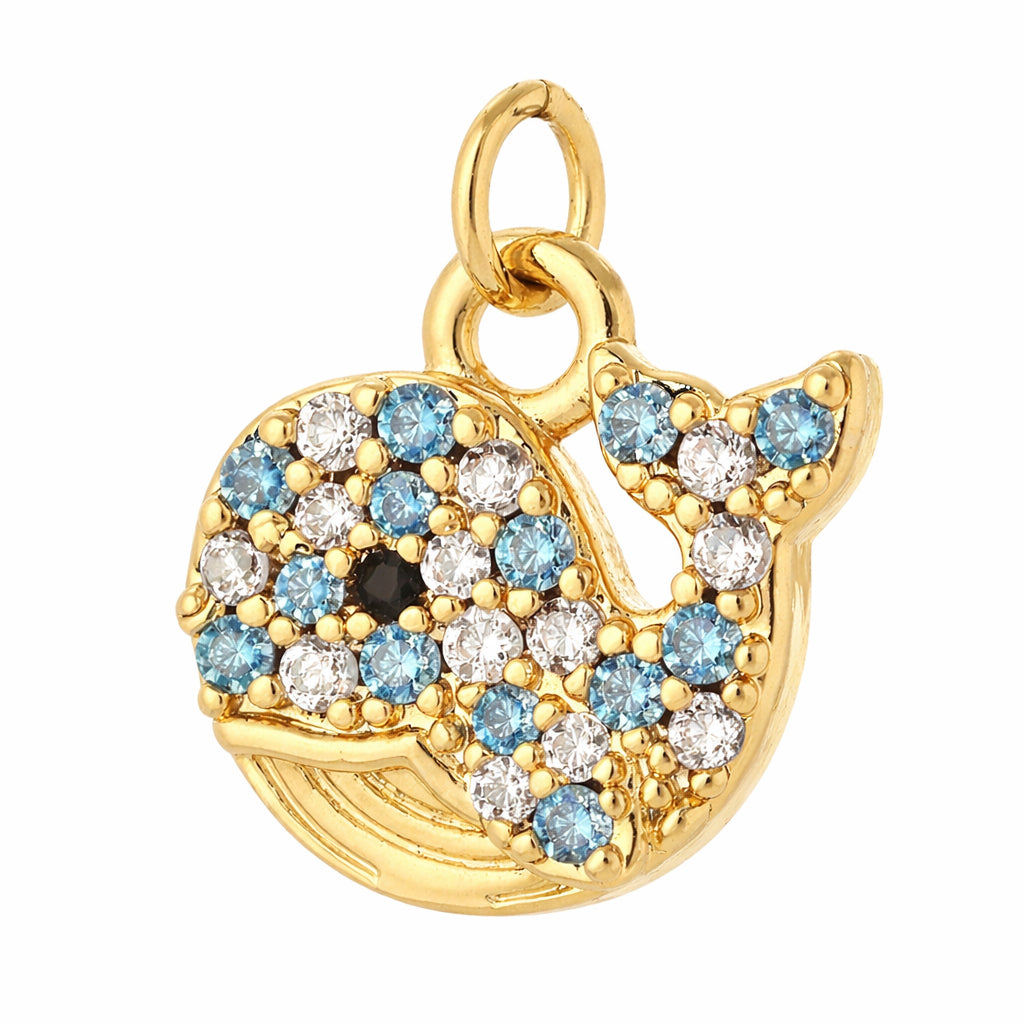 Blue Whale Charm