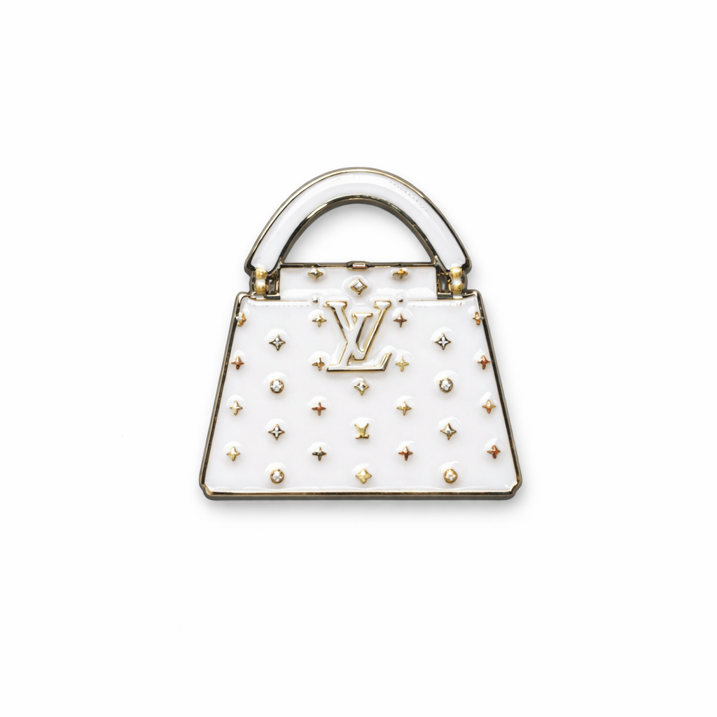 White LV Bag Sticker