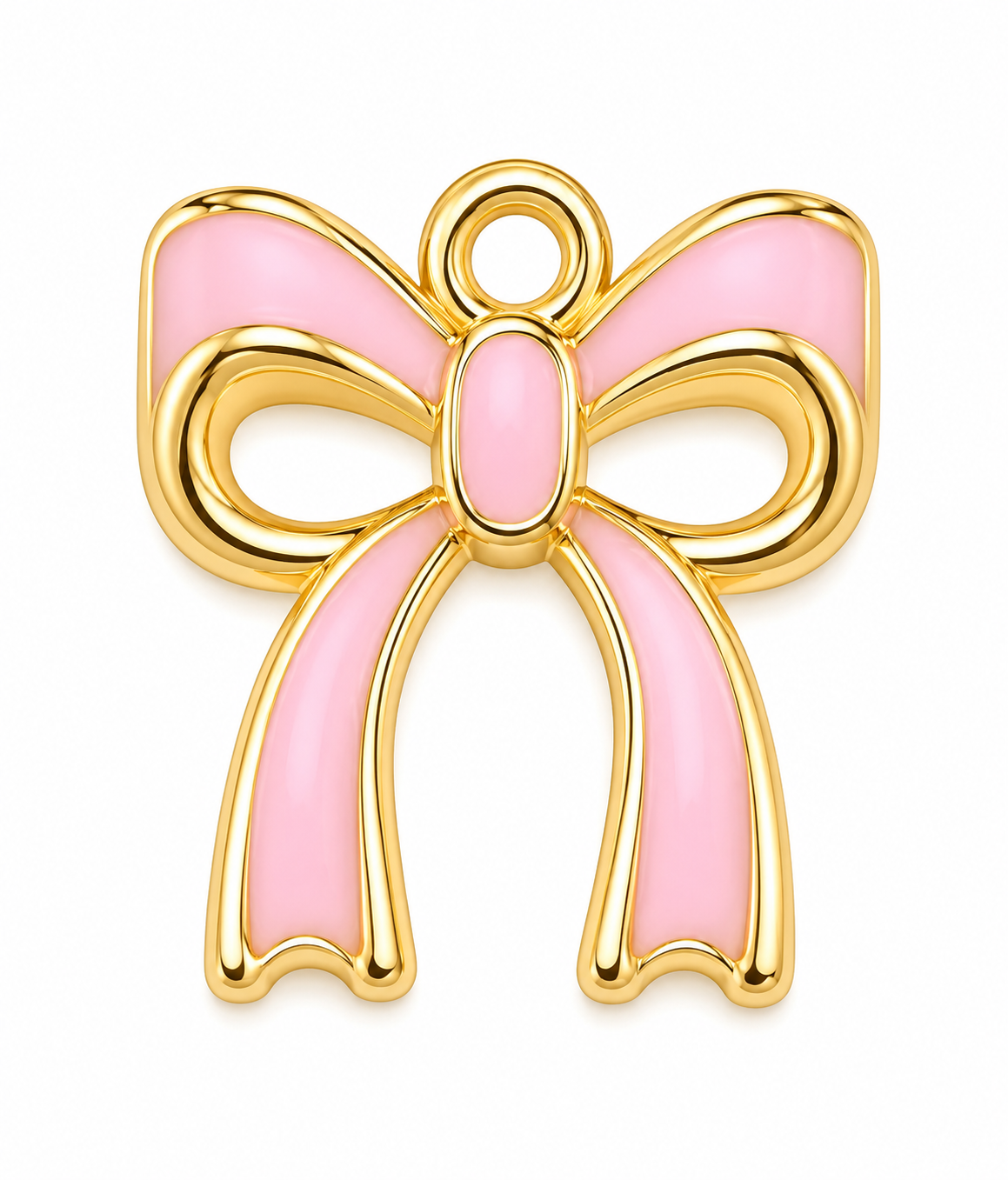 Pink Bow Charm