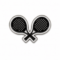 Double Rackets Sticker