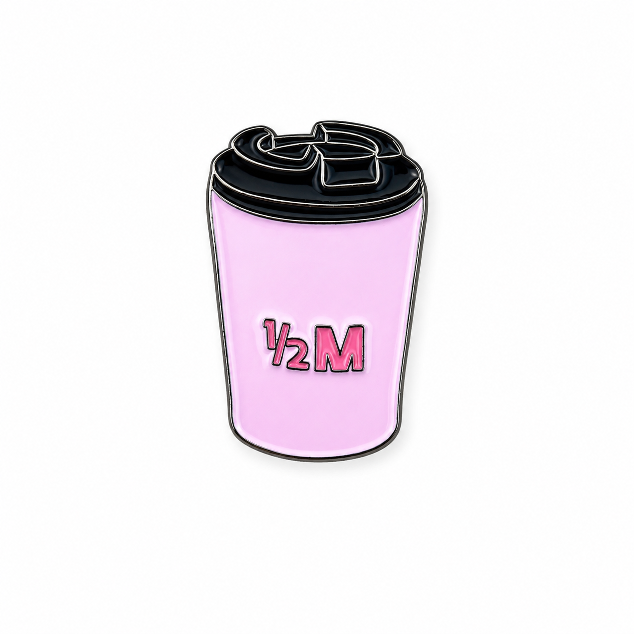 Pink 1/2M Coffee Sticker