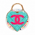 Coco Teal Heart Bag Grip