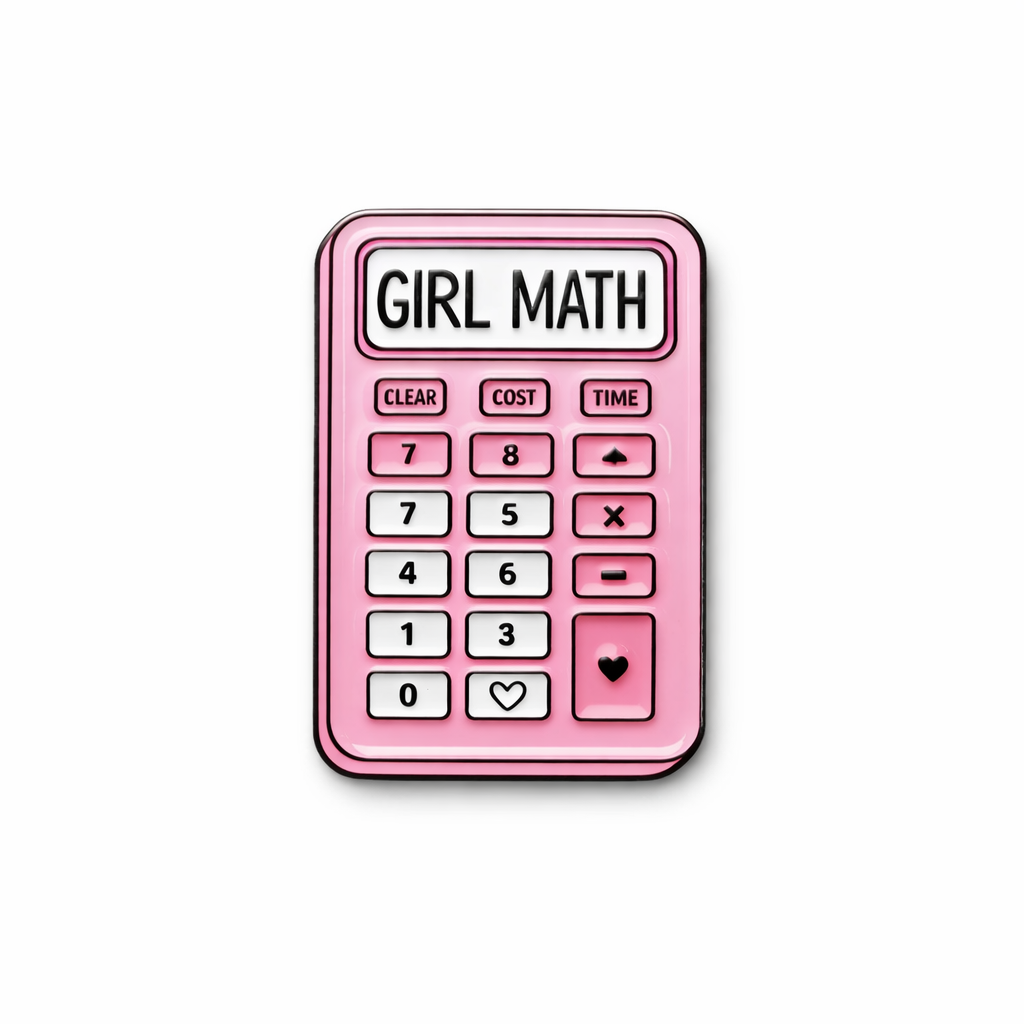 Girl Math Calculator Sticker