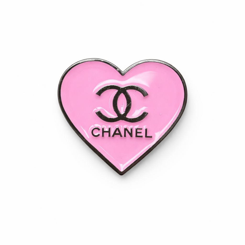 Pink Chanel Heart Sticker