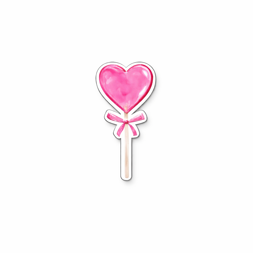 Pink Lollipop Sticker